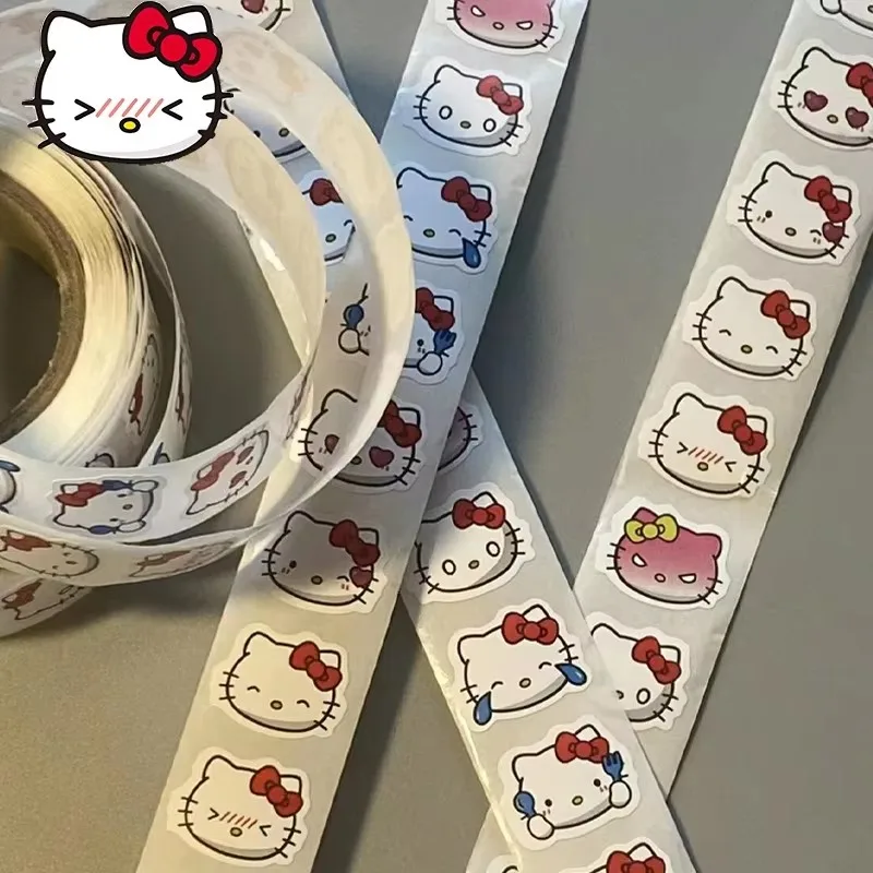 Party Games Baby Shower - 500 szt. Urocze naklejki Hello Kitty,
