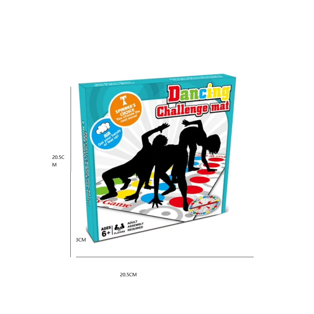 Party Games For 3 People - Popularna gra Twister, klasyczna mata balansująca