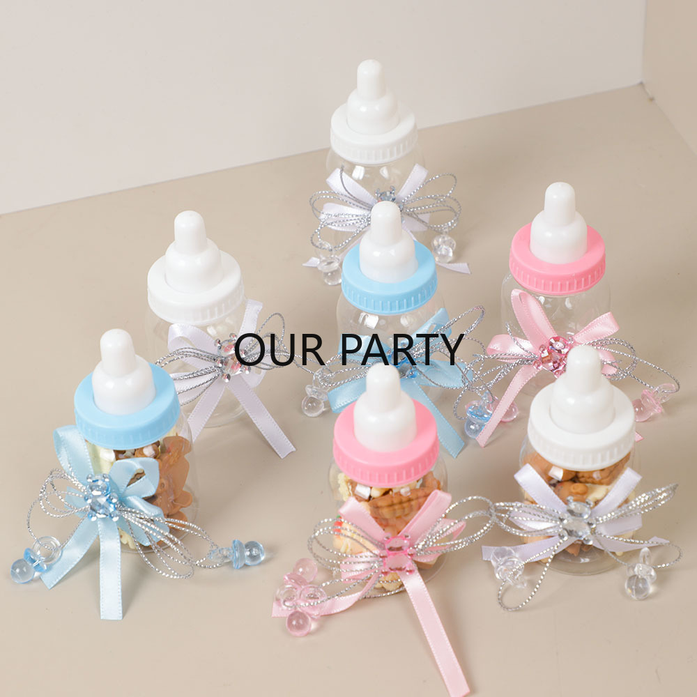 6/12Pcs Plastikowa butelka do  – Party Games Baby Shower recenzja i cena