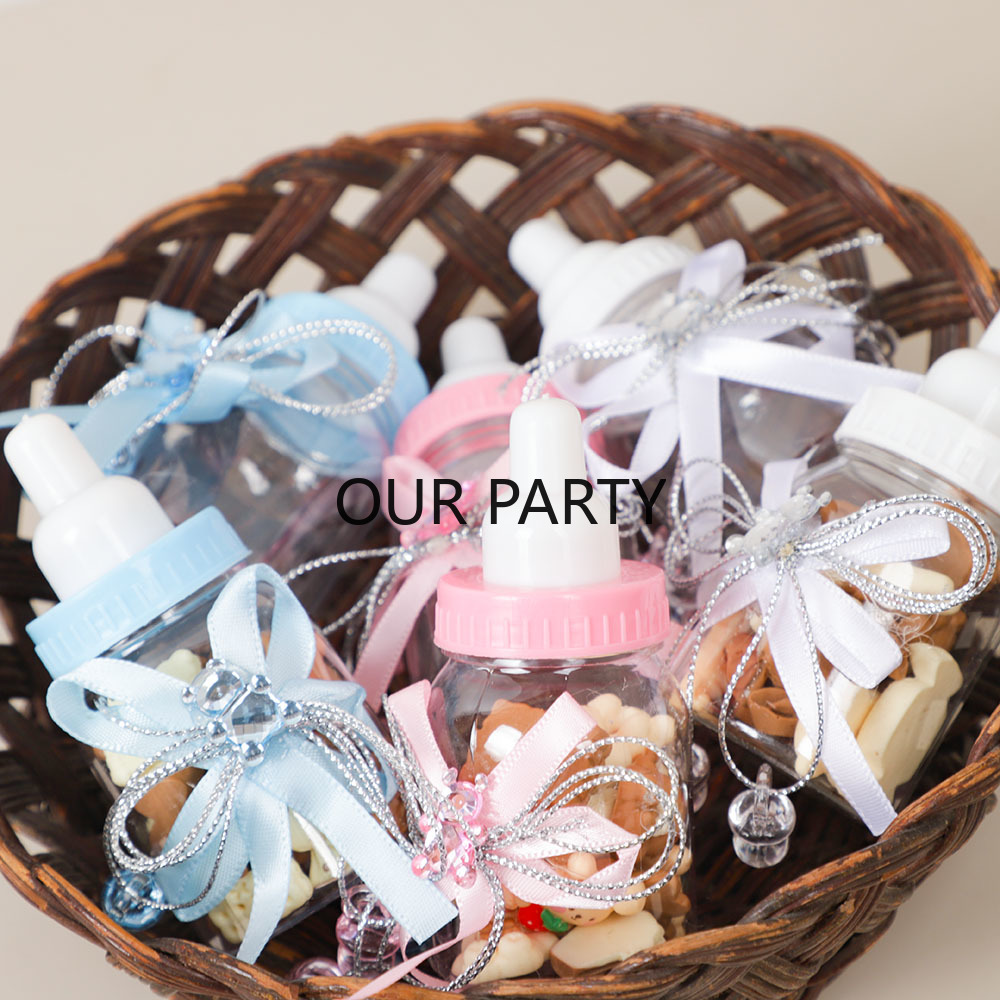 6/12Pcs Plastikowa butelka do  – Party Games Baby Shower recenzja i cena
