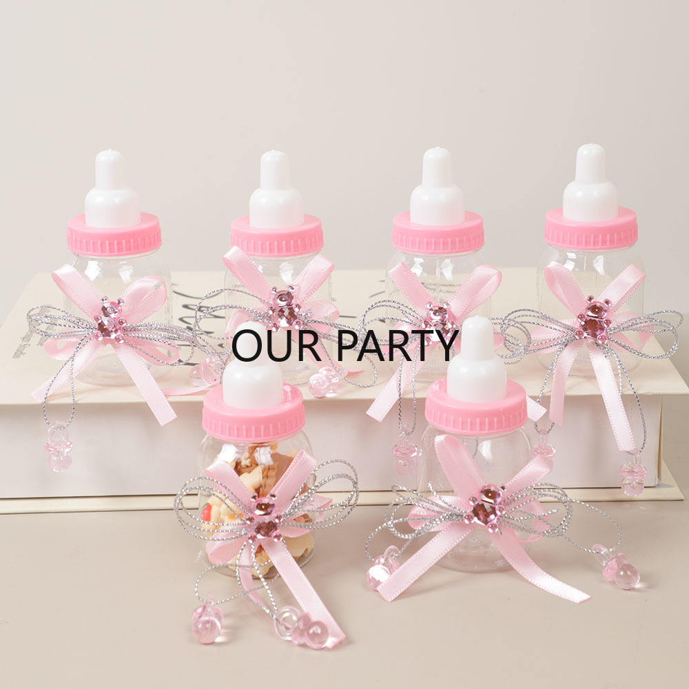 6/12Pcs Plastikowa butelka do  – Party Games Baby Shower recenzja i cena