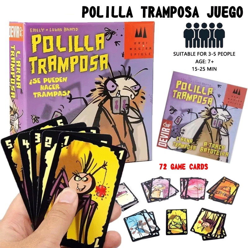 Gra karciana Cheating Moth dla – Party Games Juegos De Mesa recenzja i cena