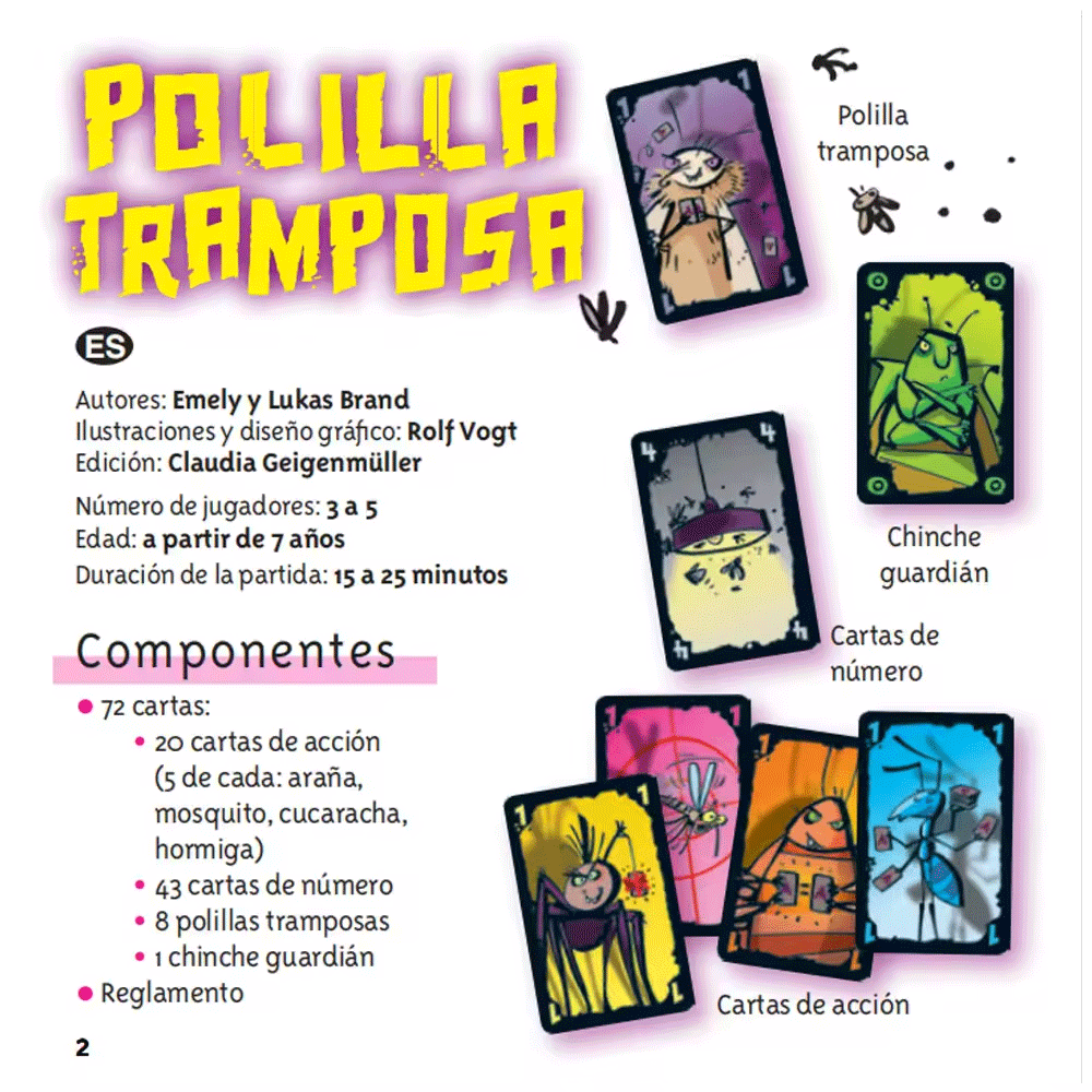Cheating Moth – hiszpańska gra – Party Games Juegos De Mesa recenzja i cena