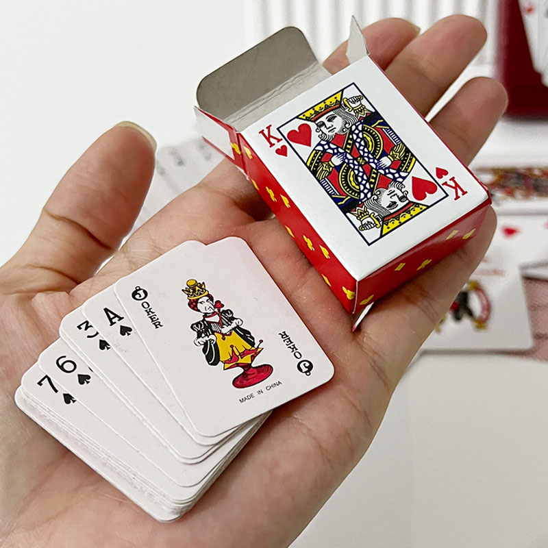 Mini Poker Karty do gry Śliczn – Party Games Juegos De Mesa recenzja i cena