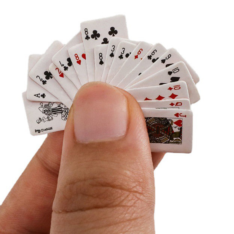 Mini Poker Karty do gry Śliczn – Party Games Juegos De Mesa recenzja i cena