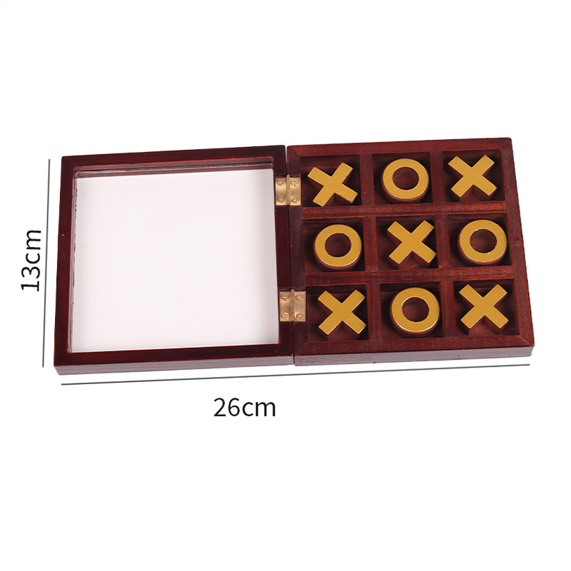 3D Tic Tac Toe Game Wood XOXO  – Party Games Juegos De Mesa recenzja i cena